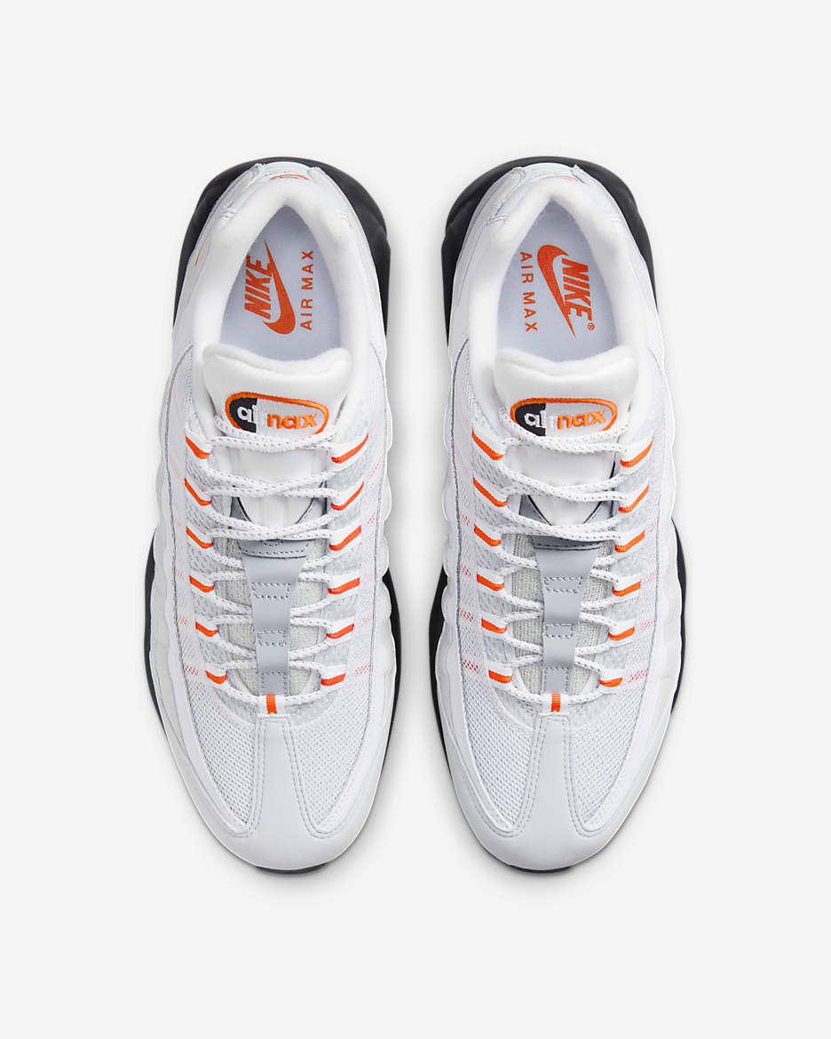 Nike Air Max 95 Shoes - Wolf Grey/Pure Platinum/Photon Dust/Safety Orange