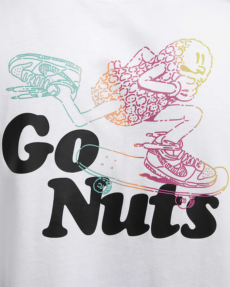 Nike SB Skateshirt met logo voor heren - Wit