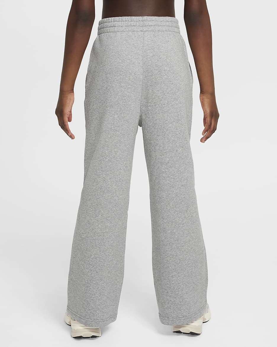 Nike Sportswear Club Fleece Girls' Wide-Leg Pants