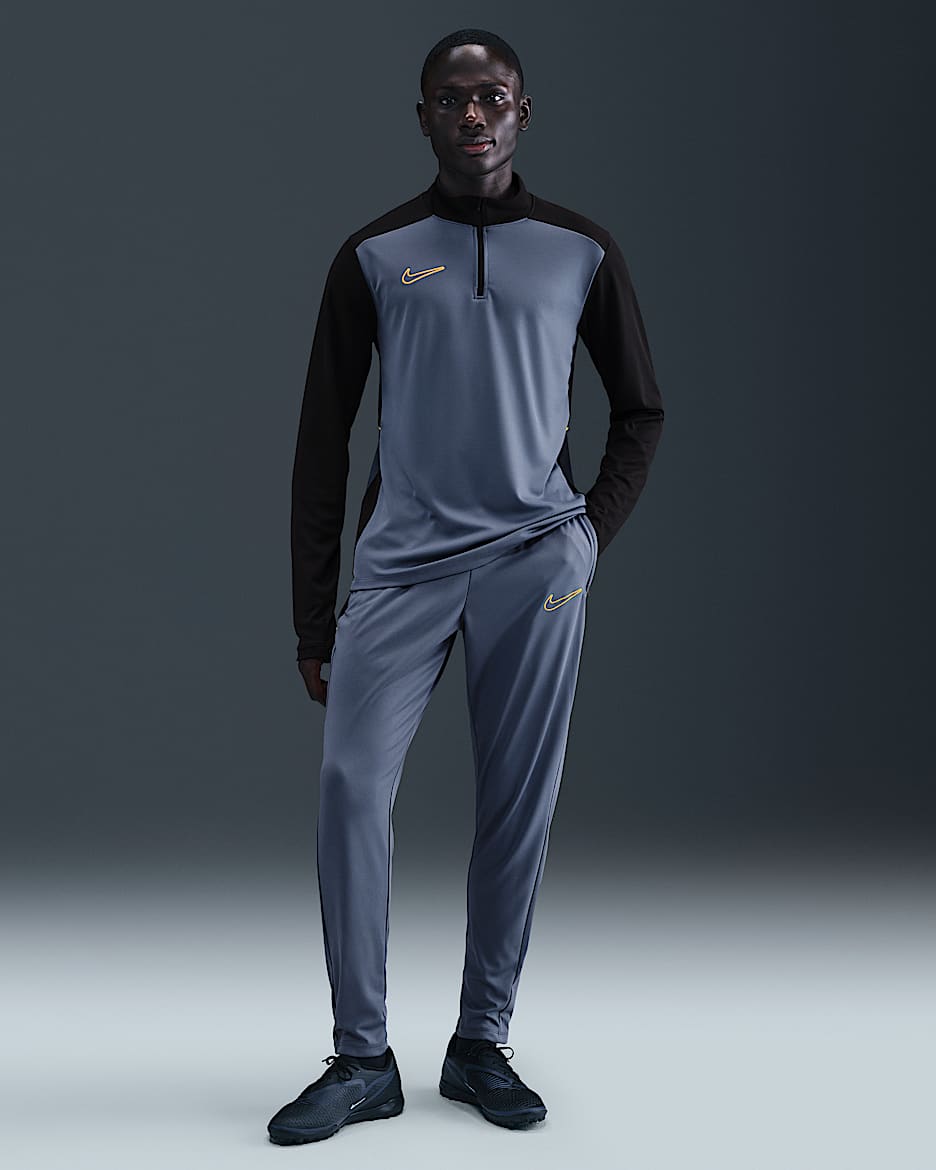 Nike Academy Men's Dri-FIT Football Pants - Diffused Blue/Black/University Gold