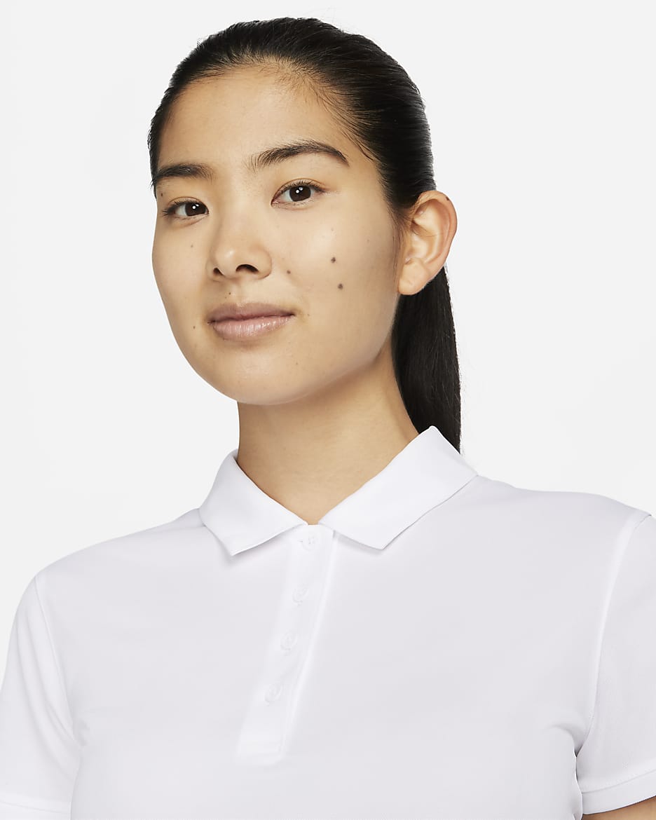 Nike Dri-FIT Victory Women's Golf Polo - White/Black