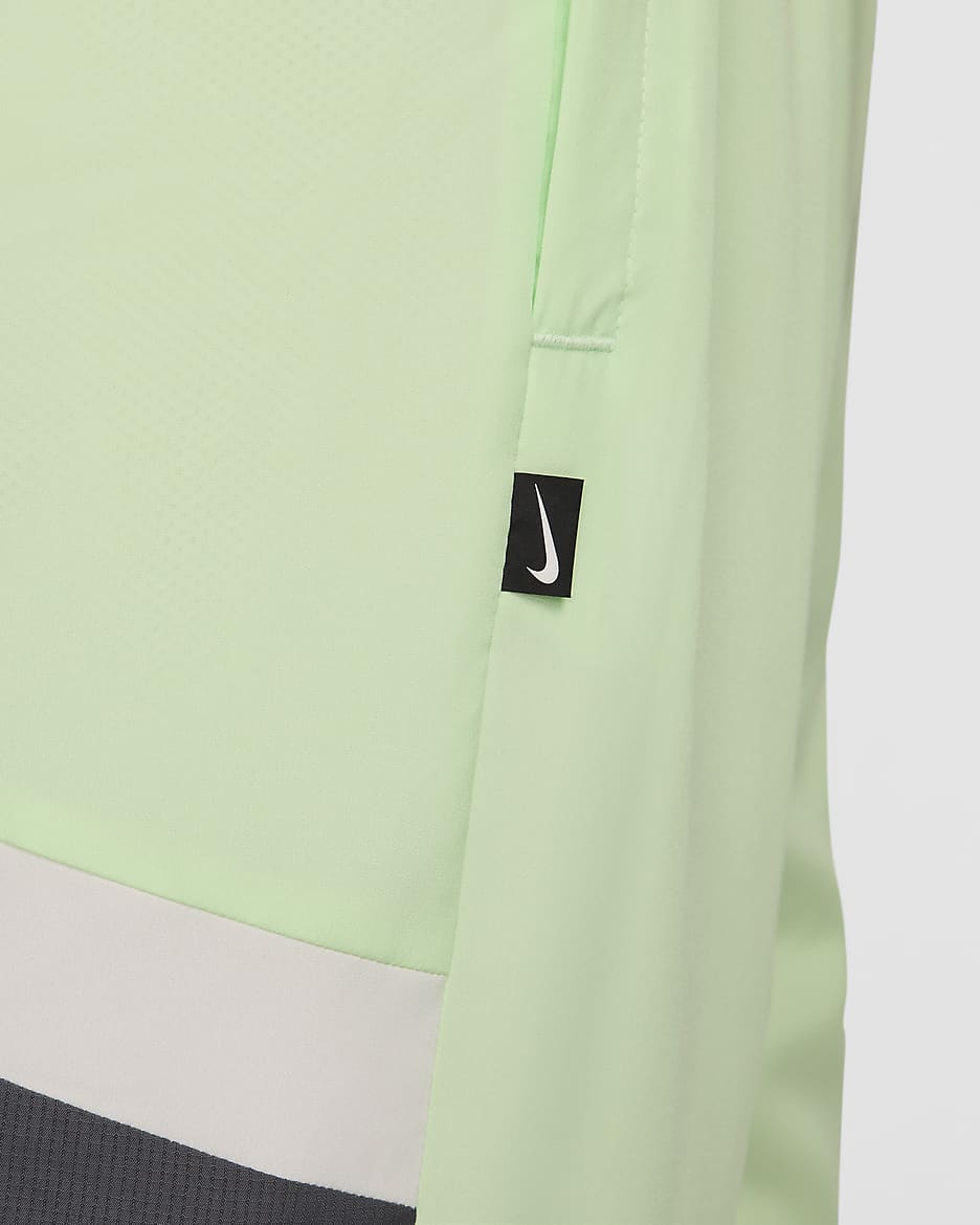 Nike Icon Men's Woven Basketball Pants - Vapor Green/Iron Grey/Sail/Iron Grey