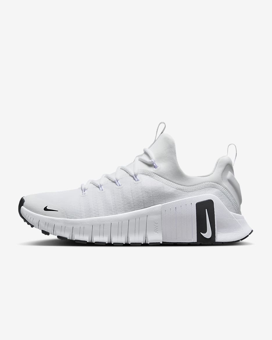 Nike Free Metcon 6 (Team Bank) Men's Workout Shoes - White/White/Black