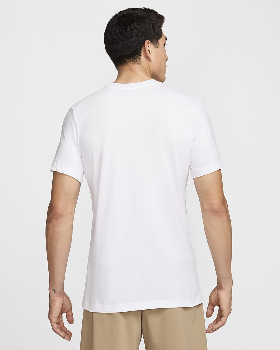 Playera de fitness Nike Dri-FIT para hombre - Blanco