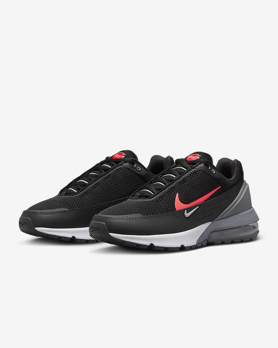 Nike Air Max Pulse herresko - Svart/Smoke Grey/Anthracite/Bright Crimson