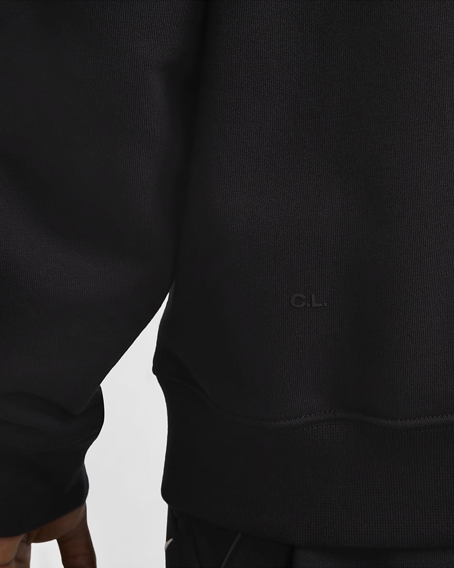 Sweat à capuche en tissu Fleece NOCTA x L'ART pour homme - Noir