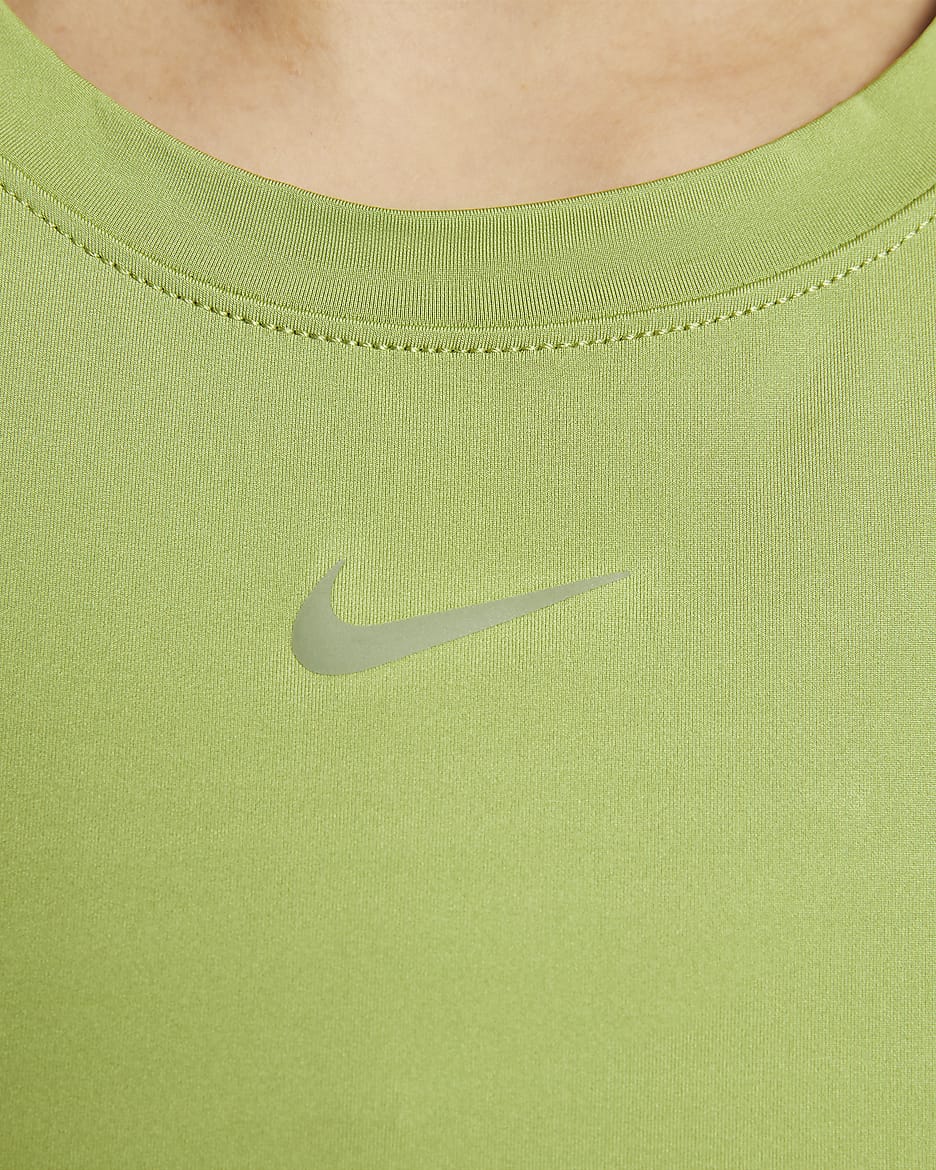 Nike One Classic Women's Dri-FIT Tank Top - Pear/Black