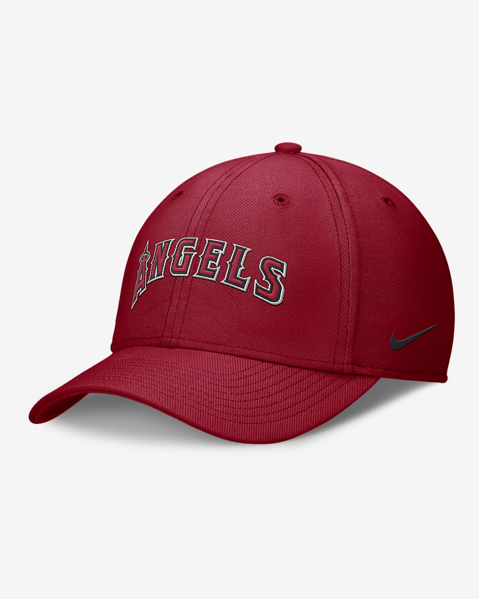 Los Angeles Angels Primetime Swoosh Men's Nike Dri-FIT MLB Hat - Red