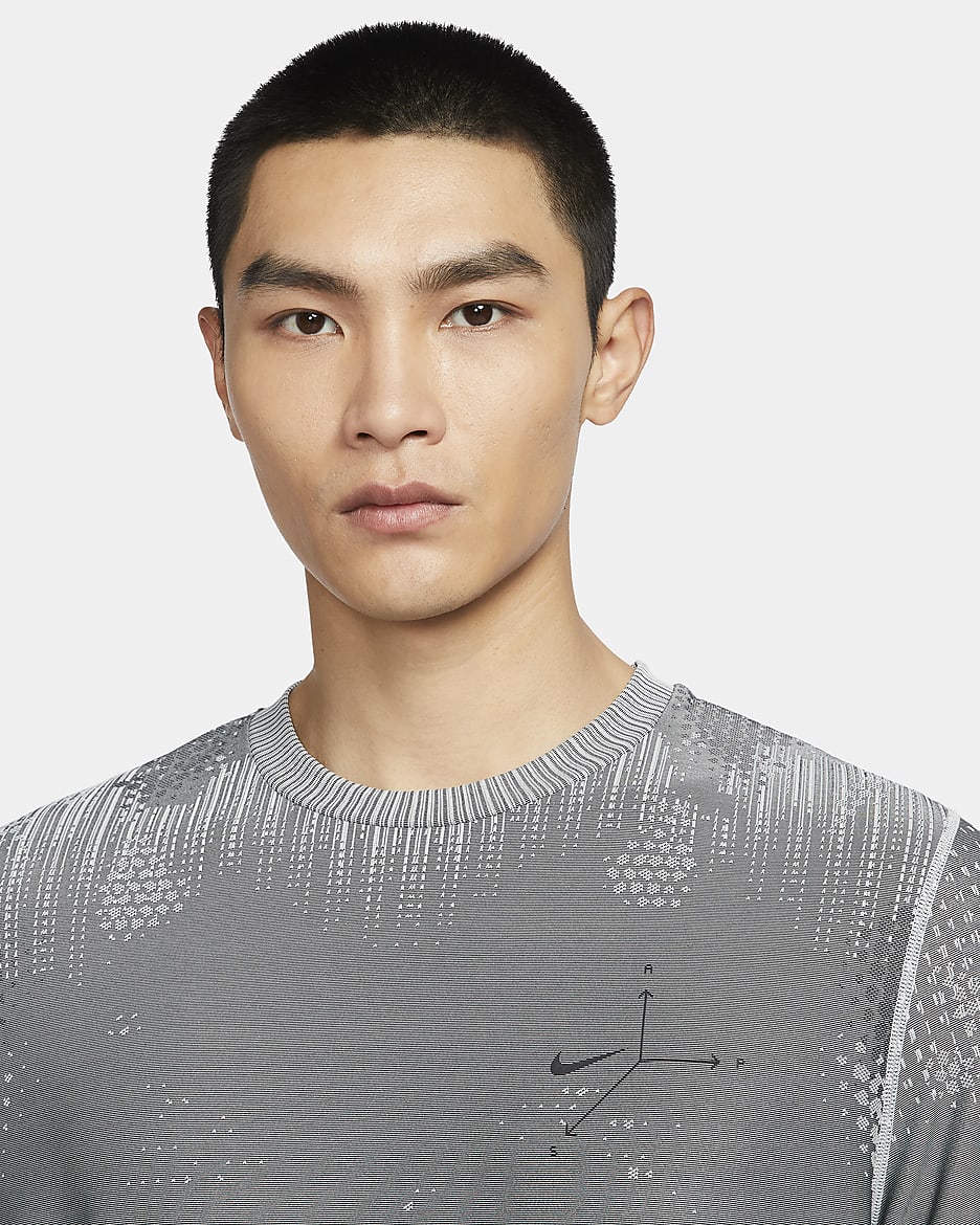 Nike A.P.S. 男款 Dri-FIT ADV 短袖多功能上衣 - Light Silver/黑色/黑色