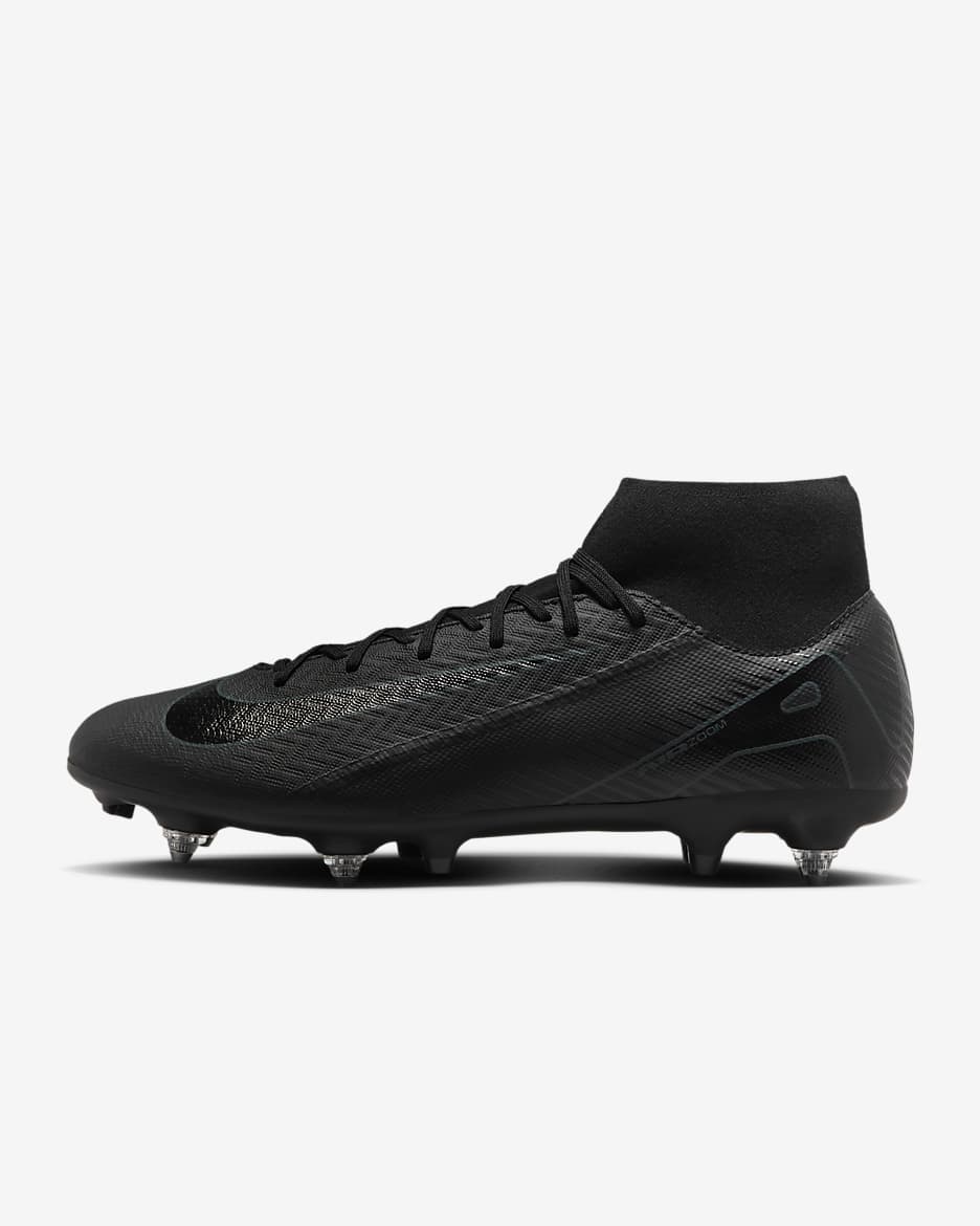 Ποδοσφαιρικά παπούτσια ψηλού προφίλ SG-Pro Nike Mercurial Superfly 10 Academy - Μαύρο/Deep Jungle/Μαύρο