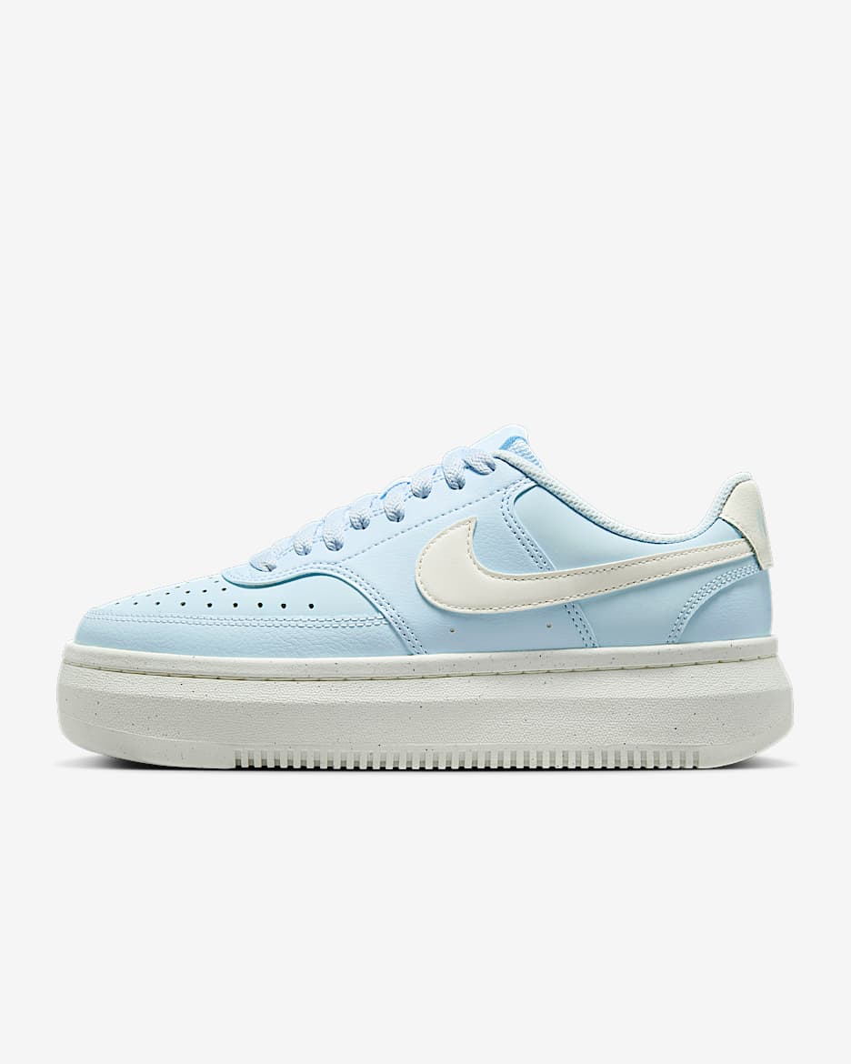 Calzado para mujer Nike Court Vision Alta - Tinte azul/Vela
