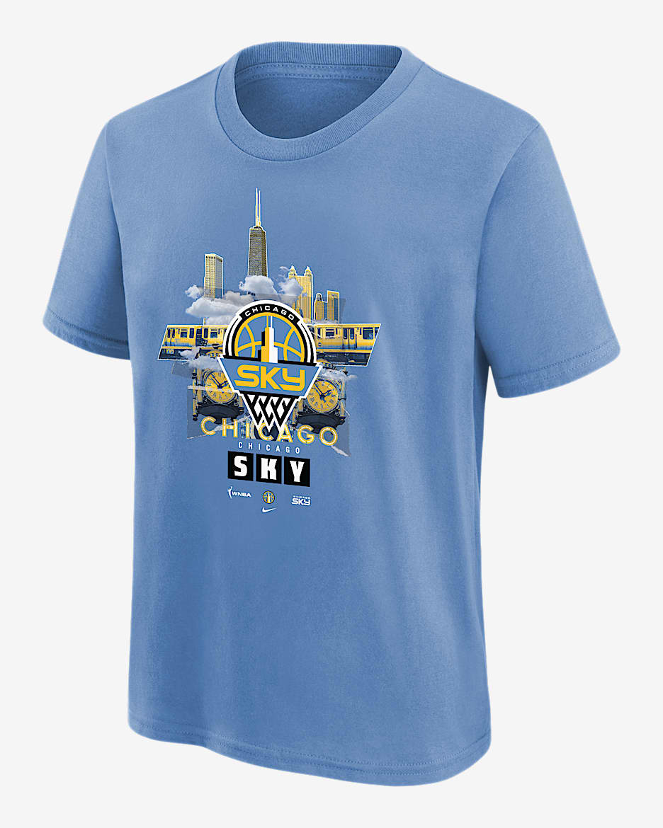 Chicago Sky Big Kids' Nike WNBA T-Shirt - Coast