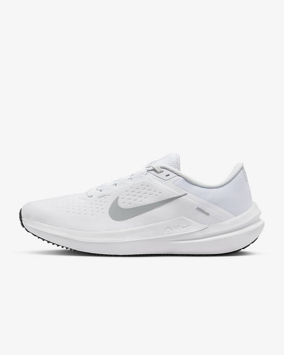 รองเท้าวิ่งโร้ดรันนิ่งผู้ชาย Nike Winflo 10 - ขาว/ขาว/Wolf Grey