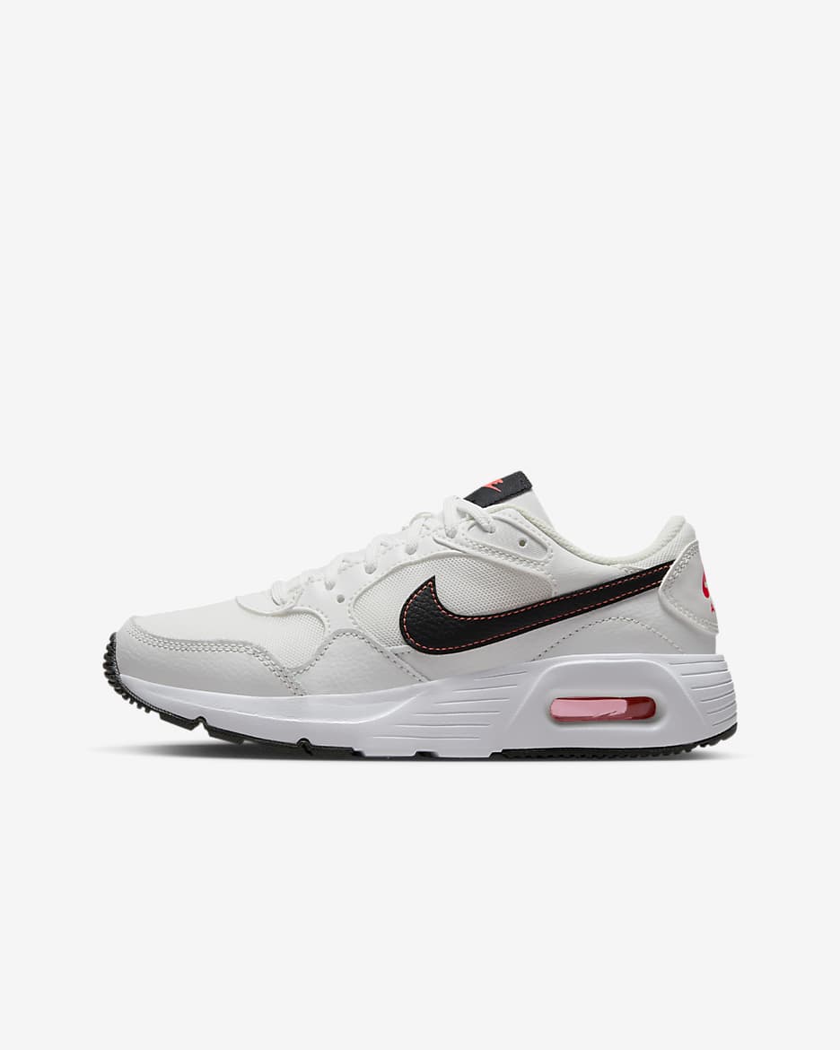 Nike Air Max SC Schuh für ältere Kinder - Summit White/Bright Crimson/Weiß/Schwarz