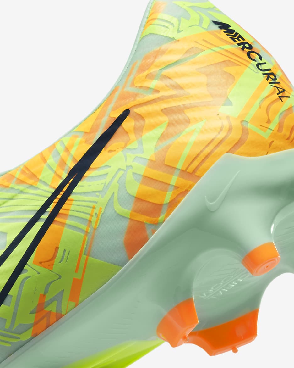 Nike Mercurial Vapor 15 Academy Multi-Ground Low-Top Football Boot - Mint Foam/Total Orange/Ghost Green/Blackened Blue