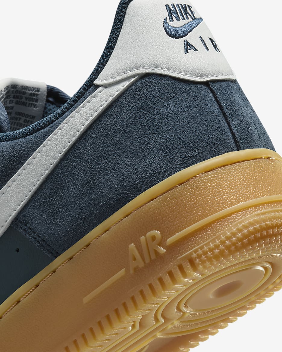 Nike Air Force 1 '07 LV8 Men's Shoes - Armoury Navy/Gum Light Brown/Summit White