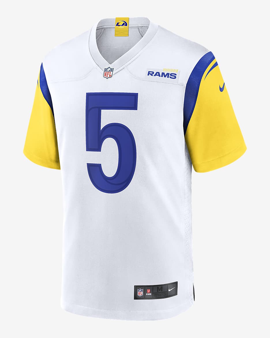NFL Los Angeles Rams (Jalen Ramsey) Men's Game Football Jersey - White