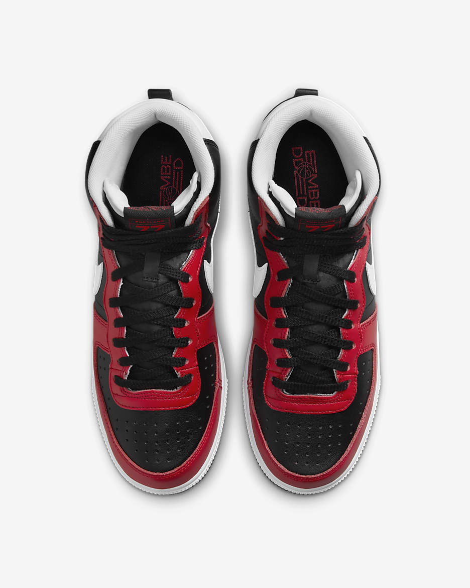 Nike Terminator High Men's Shoes - Black/University Red/White