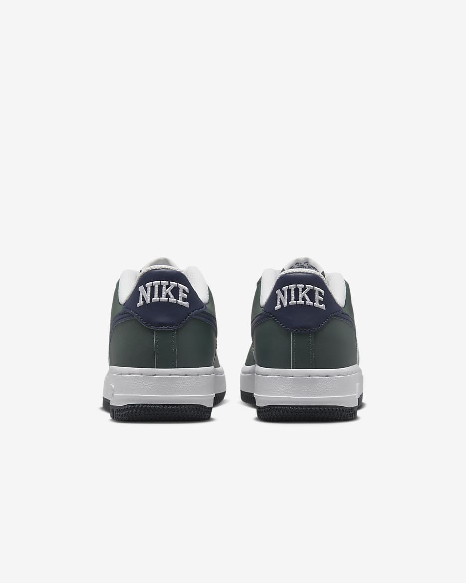 Nike Air Force 1 Older Kids' Shoes - Vintage Green/White/Obsidian