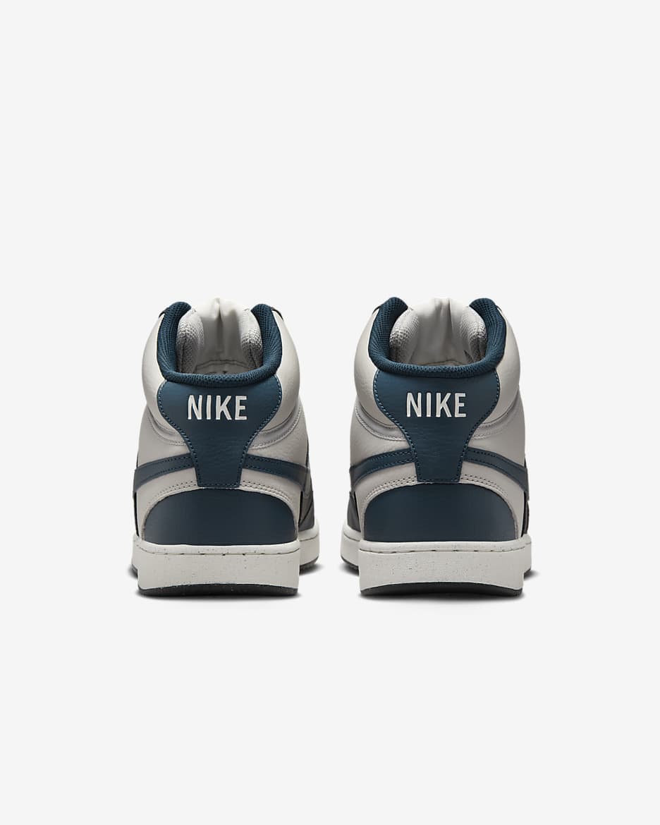 Nike Court Vision Mid Next Nature Men's Shoes - Light Iron Ore/Phantom/Black/Armoury Navy