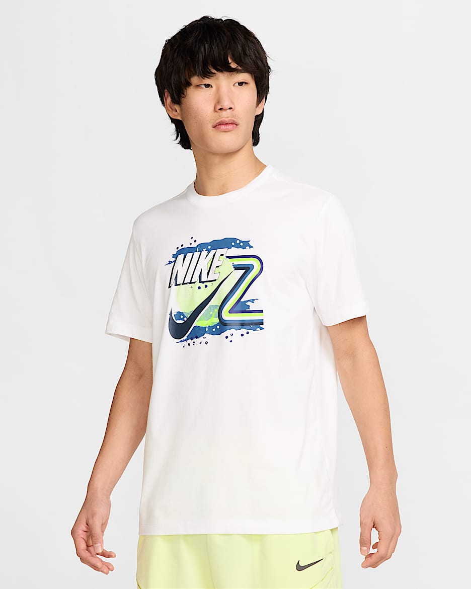ナイキコート メンズ Dri-FIT テニス Tシャツ - ホワイト