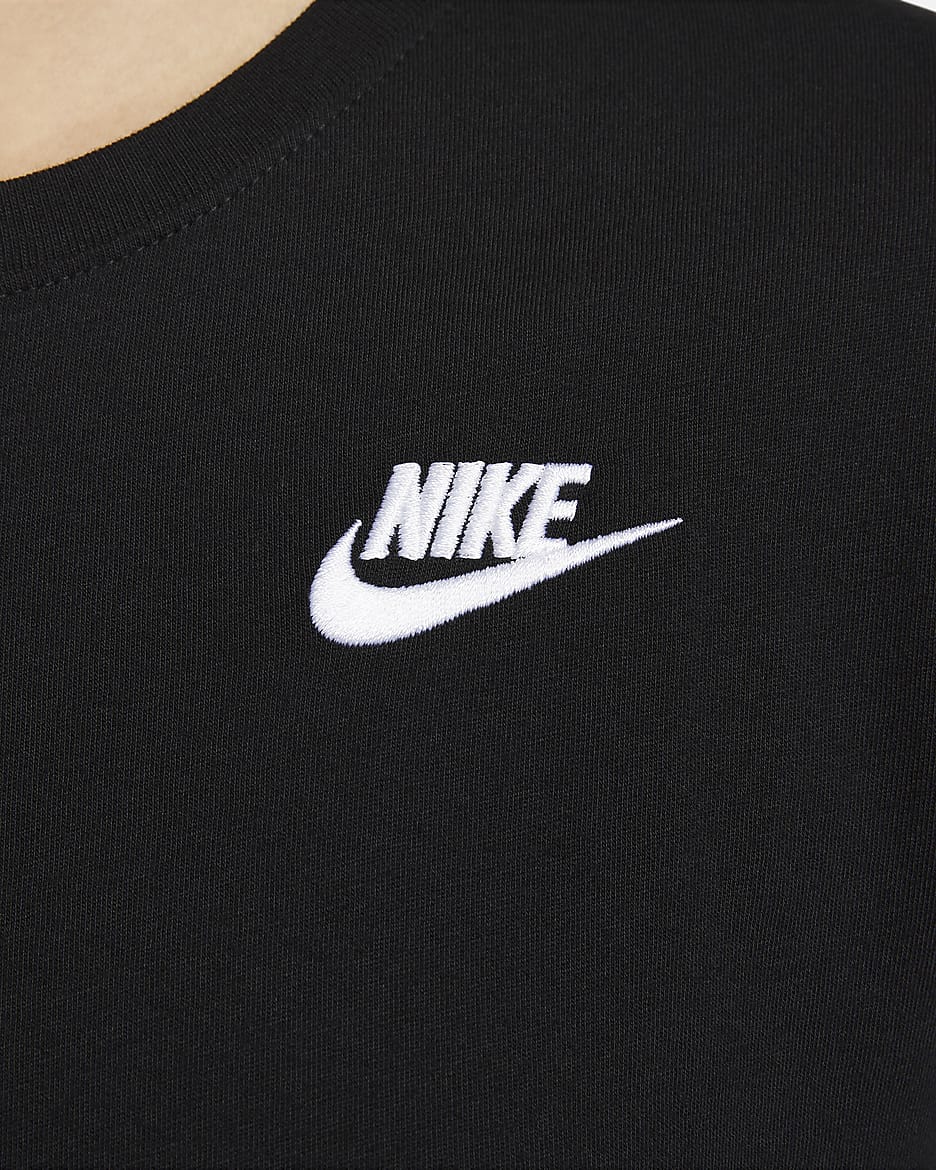 Nike Sportswear Club Essentials Women's T-Shirt - Black/White