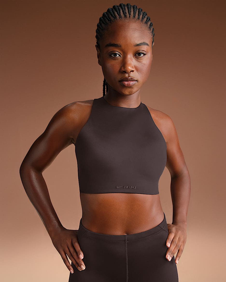 NikeSKIMS Shine Women's High-Neck Bra - NSKM Phoenix