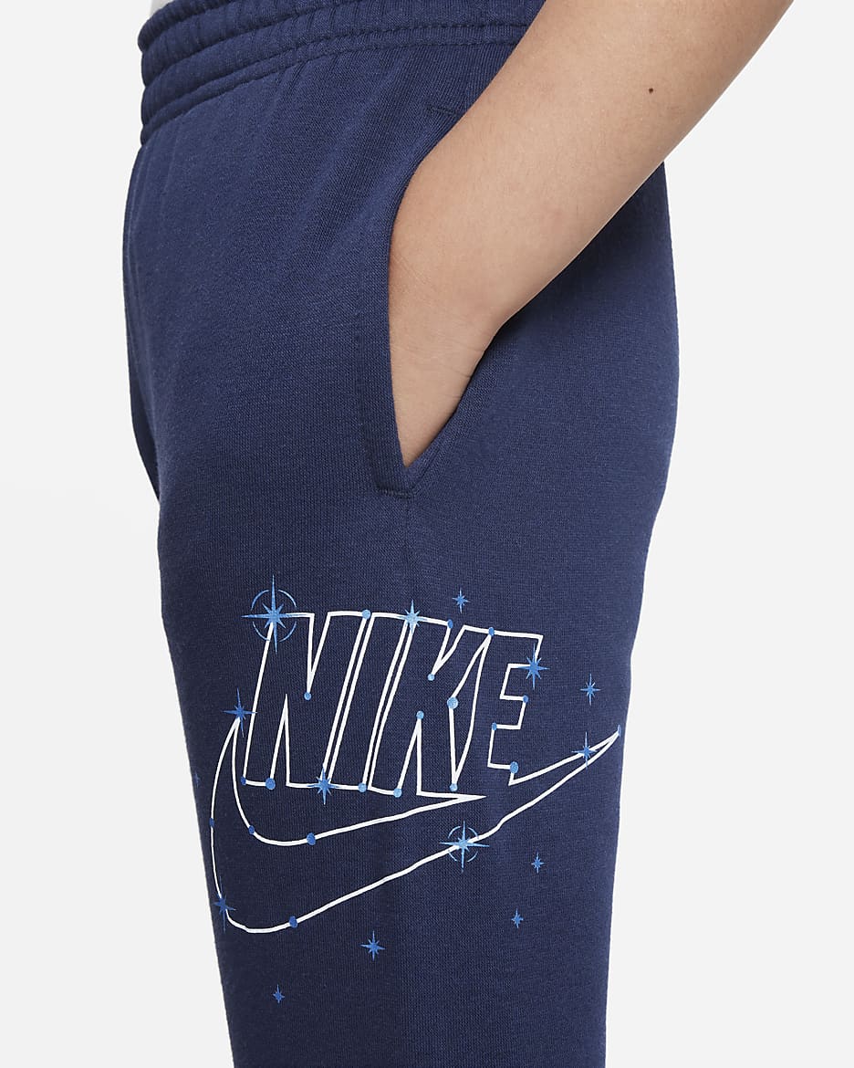 Nike Sportswear Shine Fleece Pants Little Kids Pants - Midnight Navy