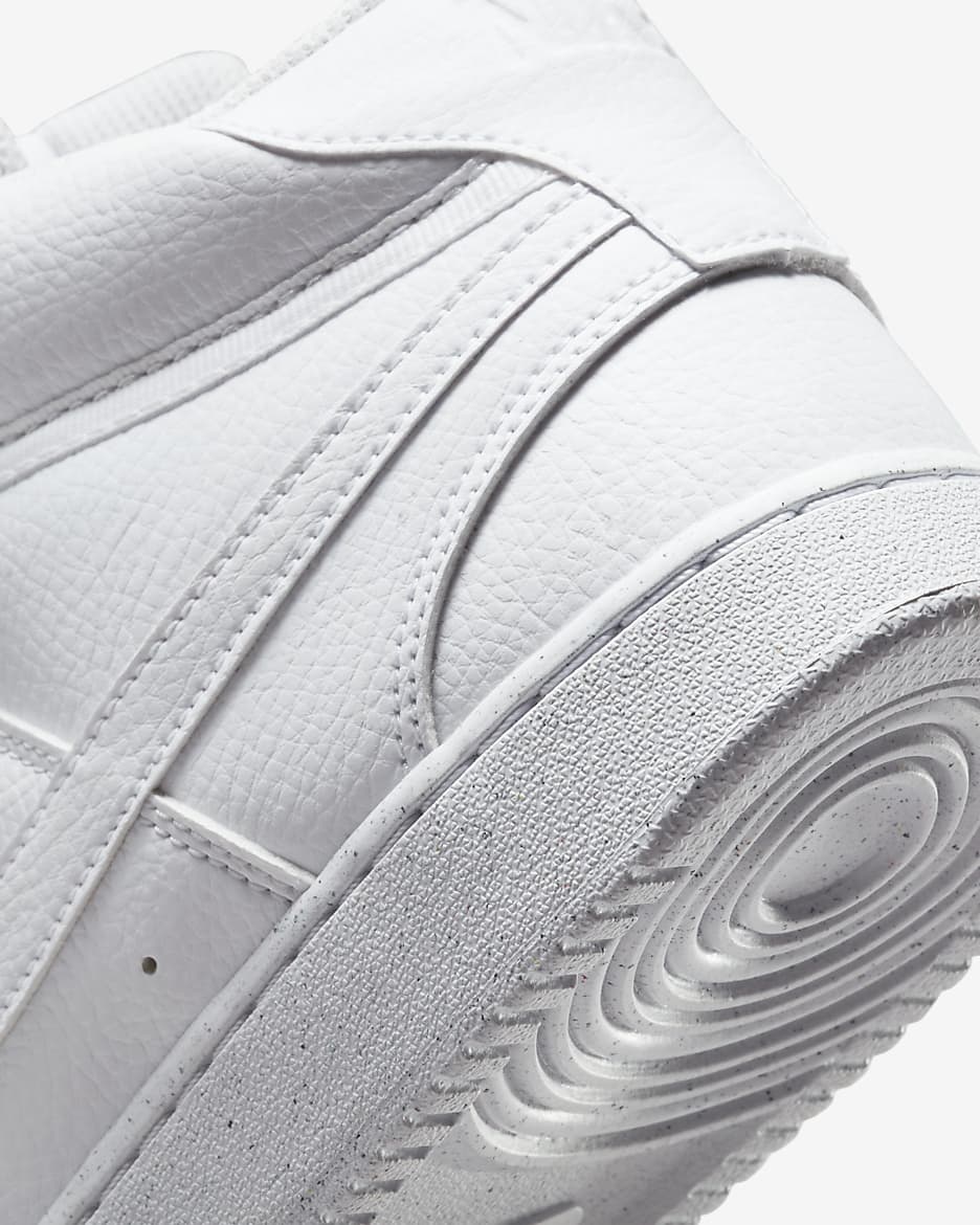 Nike Court Vision Mid Next Nature Herrenschuh - Weiß/Weiß/Weiß