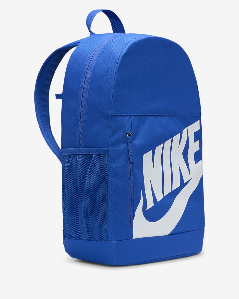 Mochila para niños Nike Elemental (20 L) - Royal juego/Royal juego/Blanco