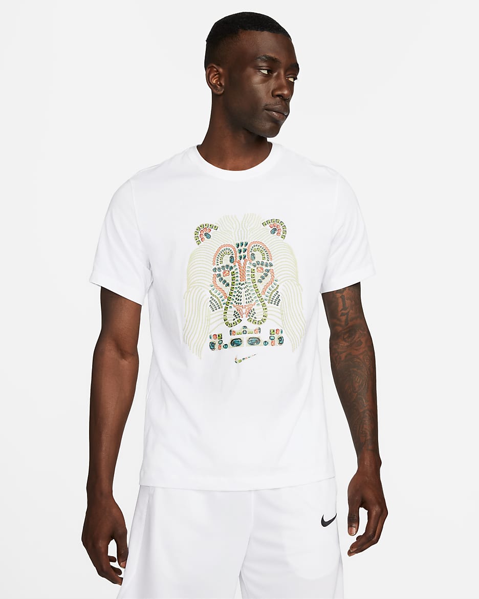 Playera para hombre LeBron "Strive For Greatness" - Blanco