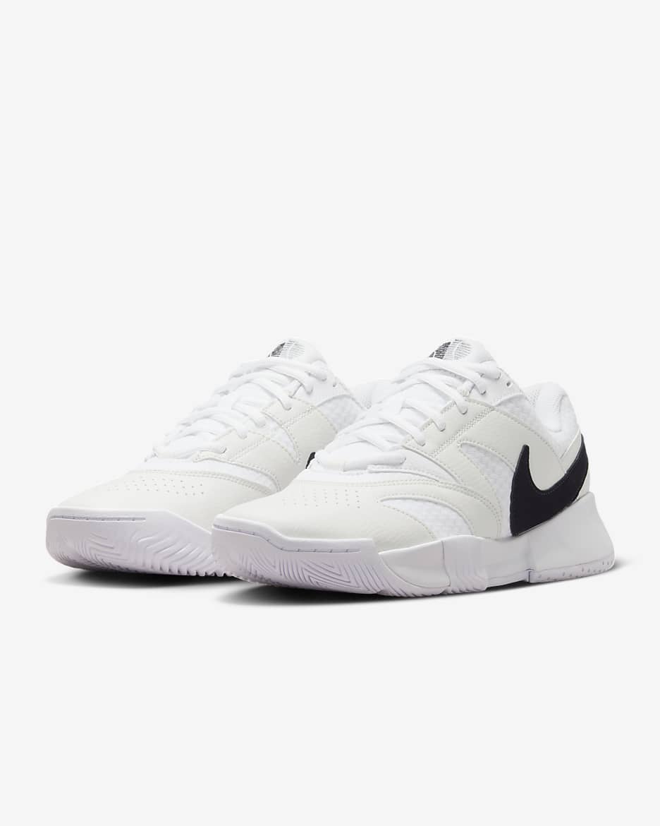 NikeCourt Lite 4 Women's Tennis Shoes - White/Summit White/Black