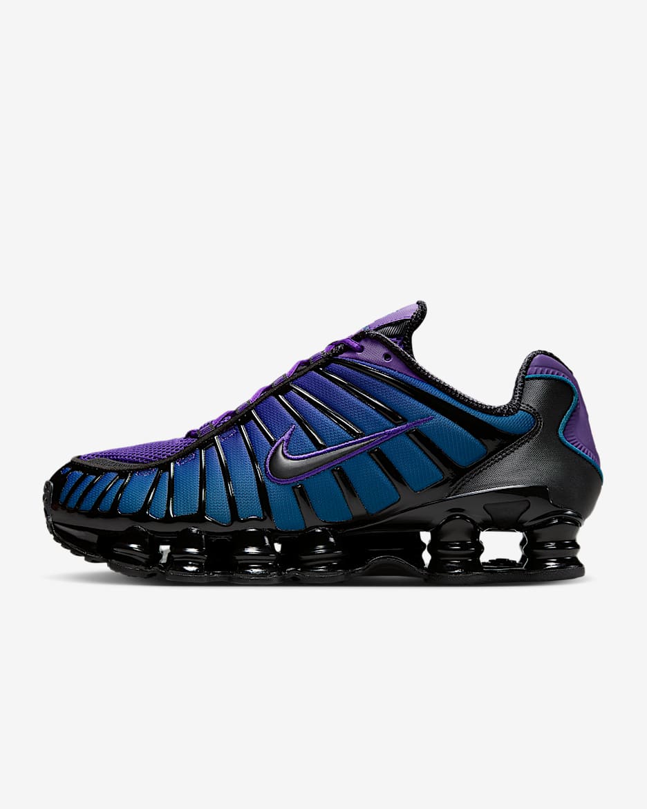Chaussure Nike Shox TL pour homme - Voltage Purple/Blue Force/Noir/Noir