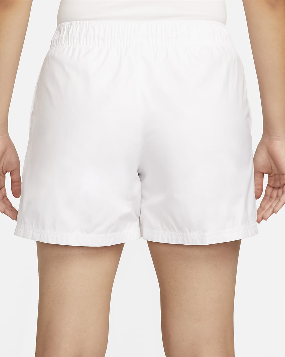 Nike Sportswear Essentials Women's Repel Mid-Rise Shorts - White/Black