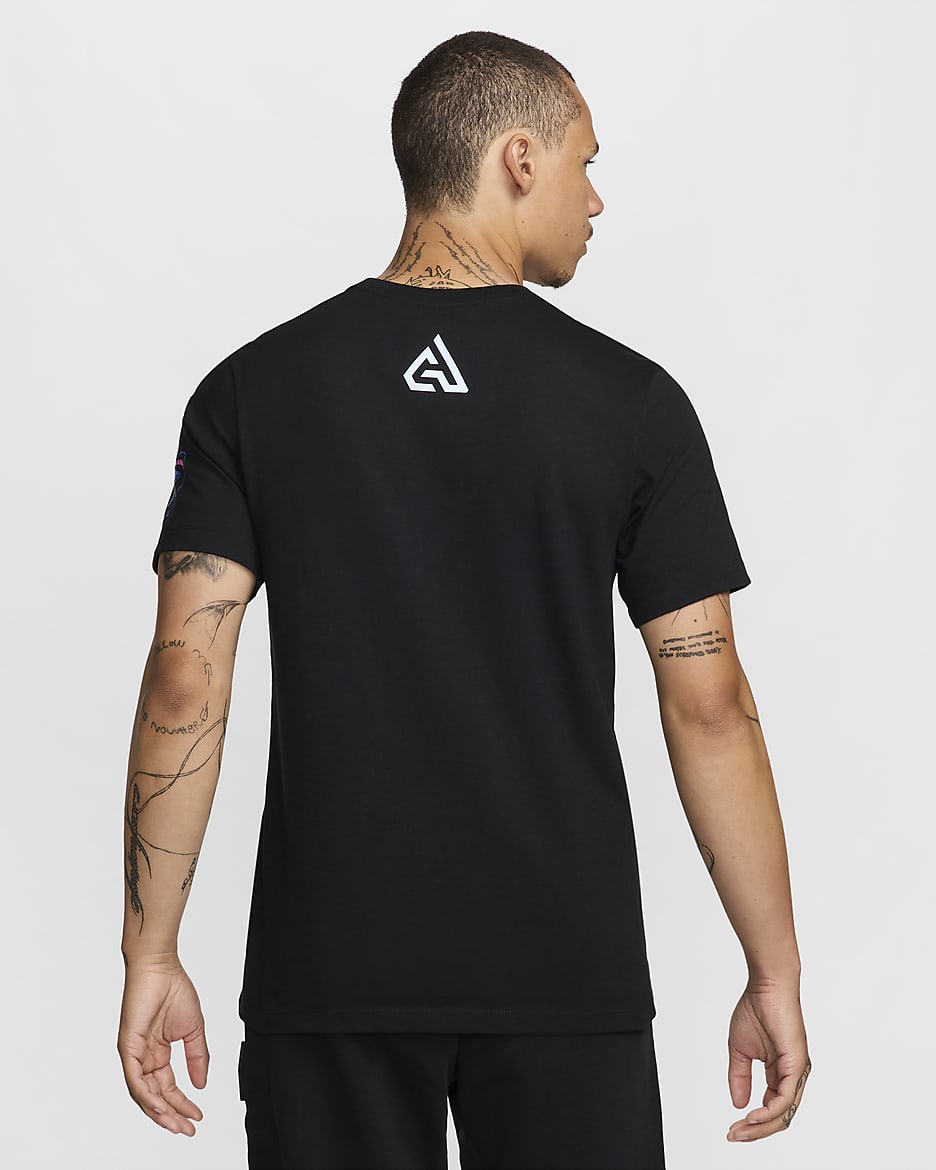 Giannis Men's Basketball T-Shirt - Black