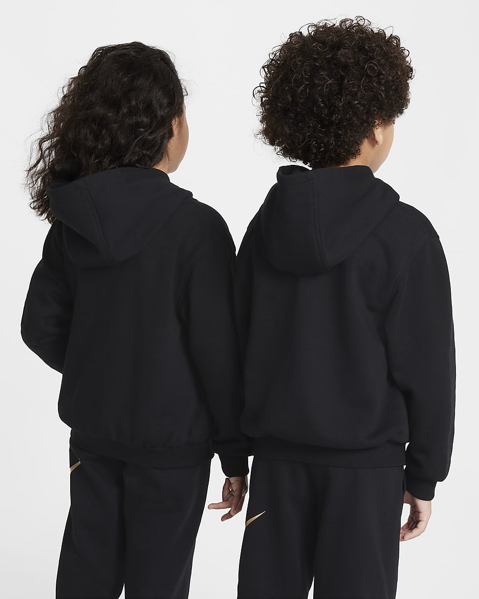 Nike Sportswear Club Fleece Pullover Little Kids Hoodie - Black