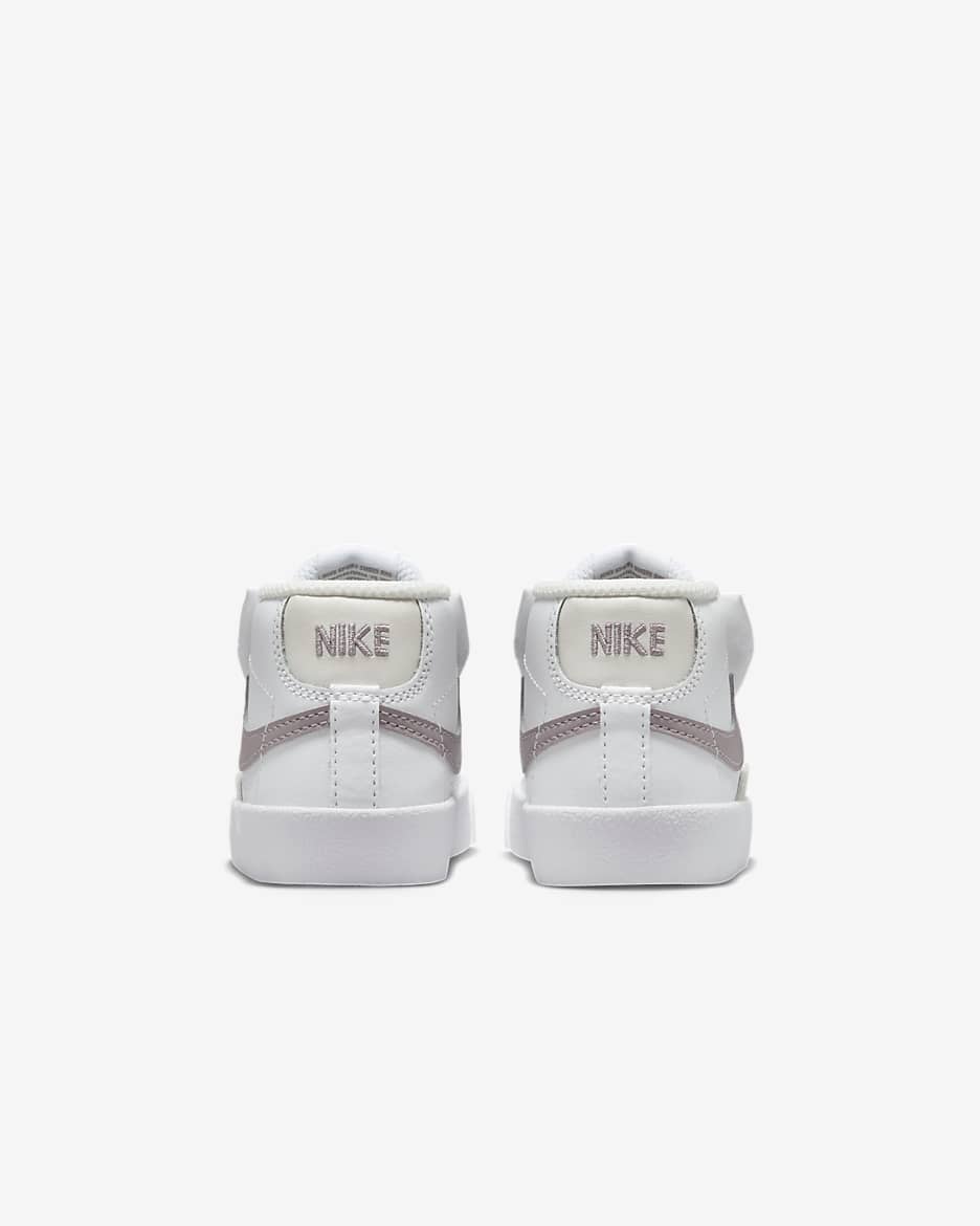 Nike Blazer Mid '77 Baby/Toddler Shoes - White/Phantom/Light Violet Ore