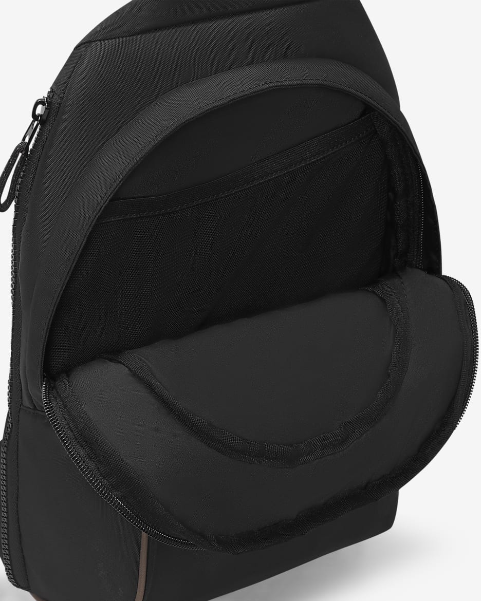 Bandolera Nike Sportswear Essentials (8L) - Negro/Negro/Mineral de hierro