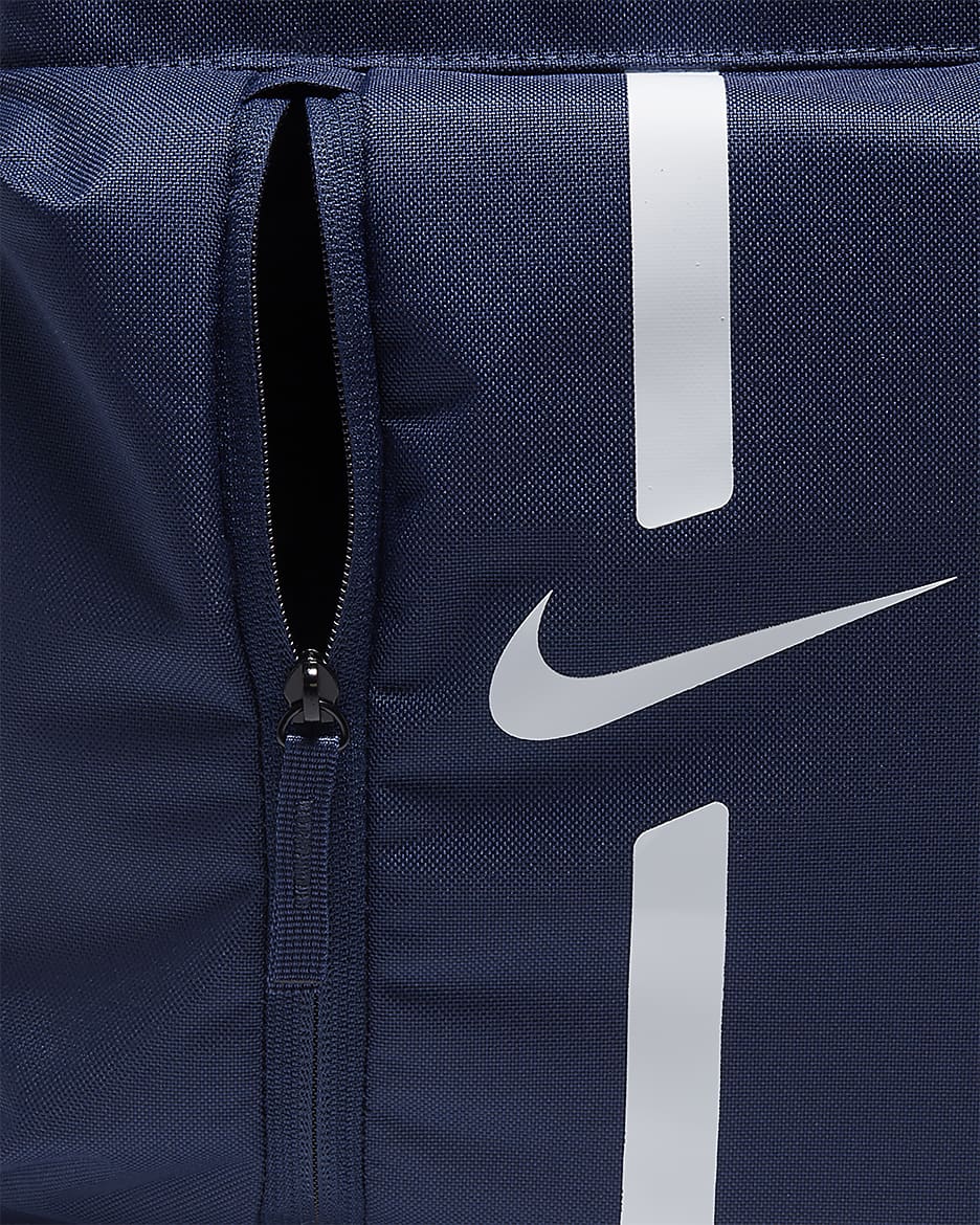 Nike Academy Team Çocuk Futbol Sırt Çantası (22 L) - Midnight Navy/Siyah/Beyaz