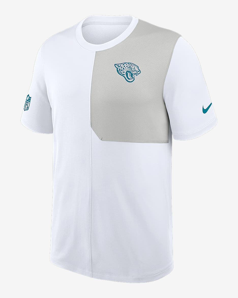 Jacksonville Jaguars Sideline Coach Men's Nike Dri-FIT NFL Top - White