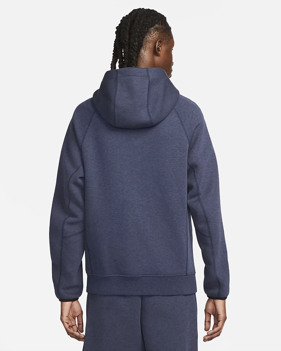 Nike Sportswear Tech Fleece Men's Pullover Hoodie - Obsidian Heather/Black