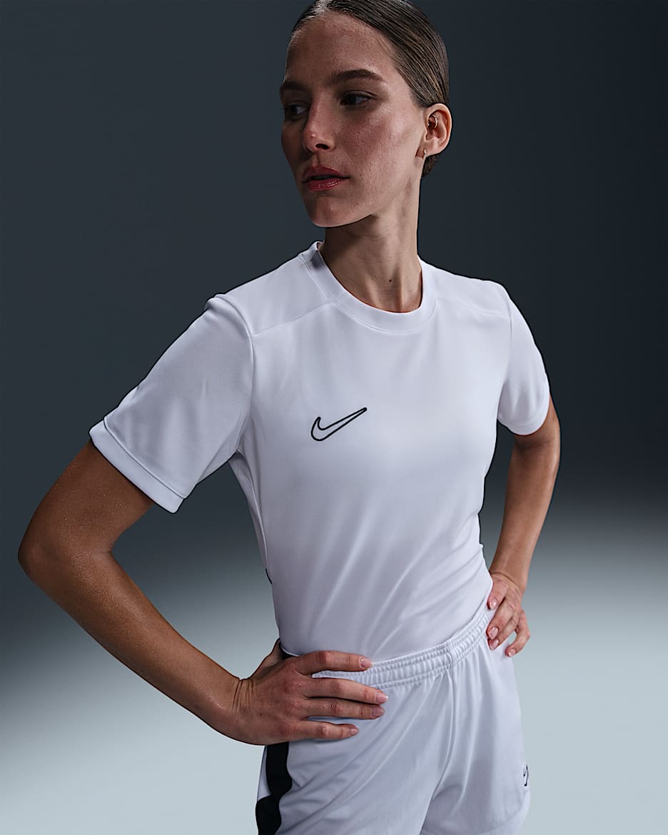Nike Academy Women's Dri-FIT Soccer Top - White/White/Black/Black