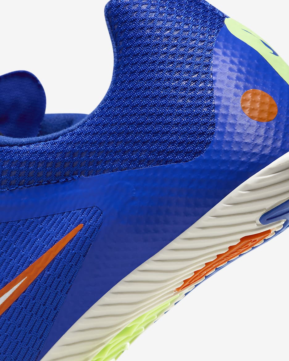 Nike Rival Sprint Track & Field Sprinting Spikes - Racer Blue/Lime Blast/Safety Orange/White