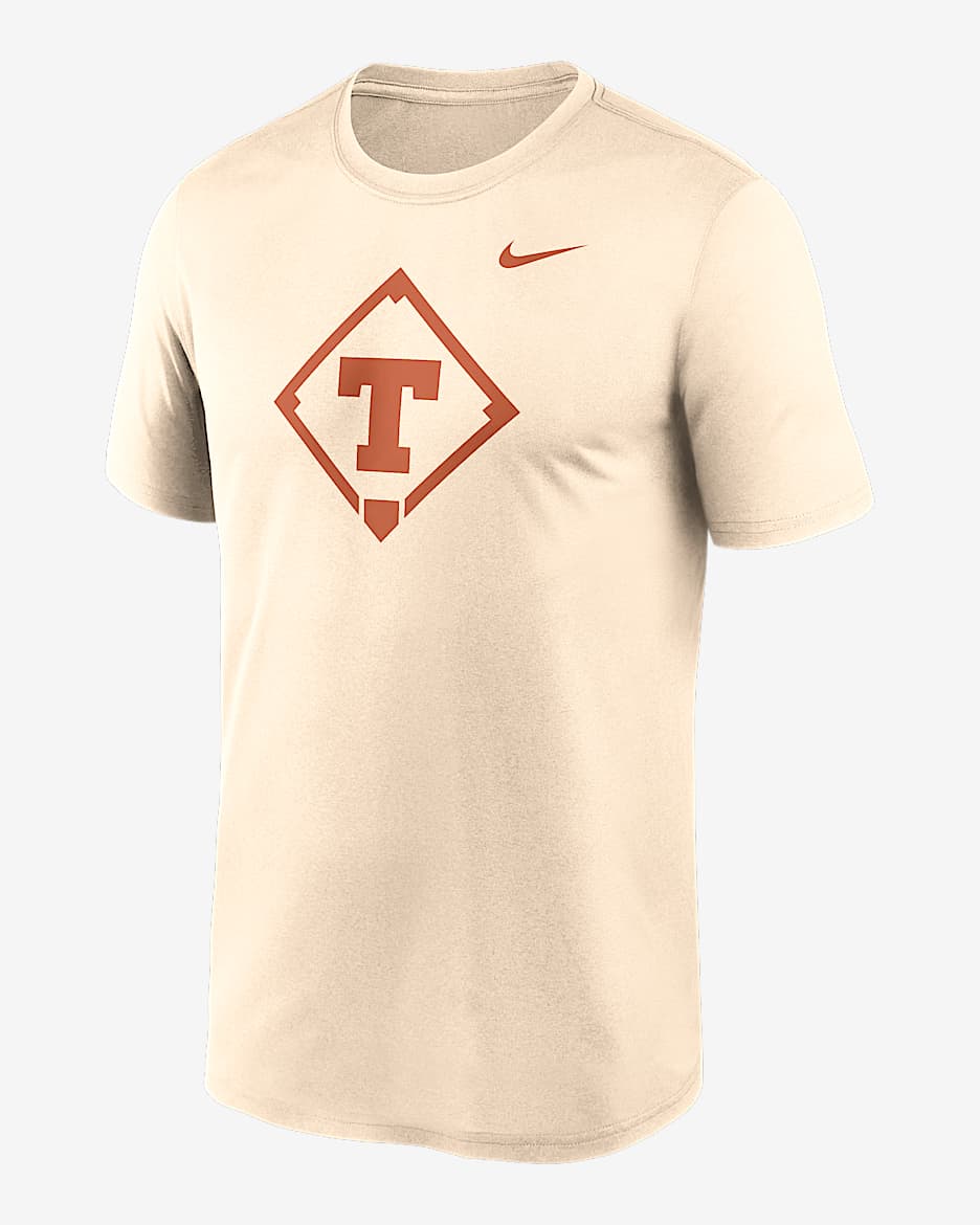 Playera universitaria Nike Dri-FIT para hombre Texas Longhorns Legend Baseball Icon - Crema