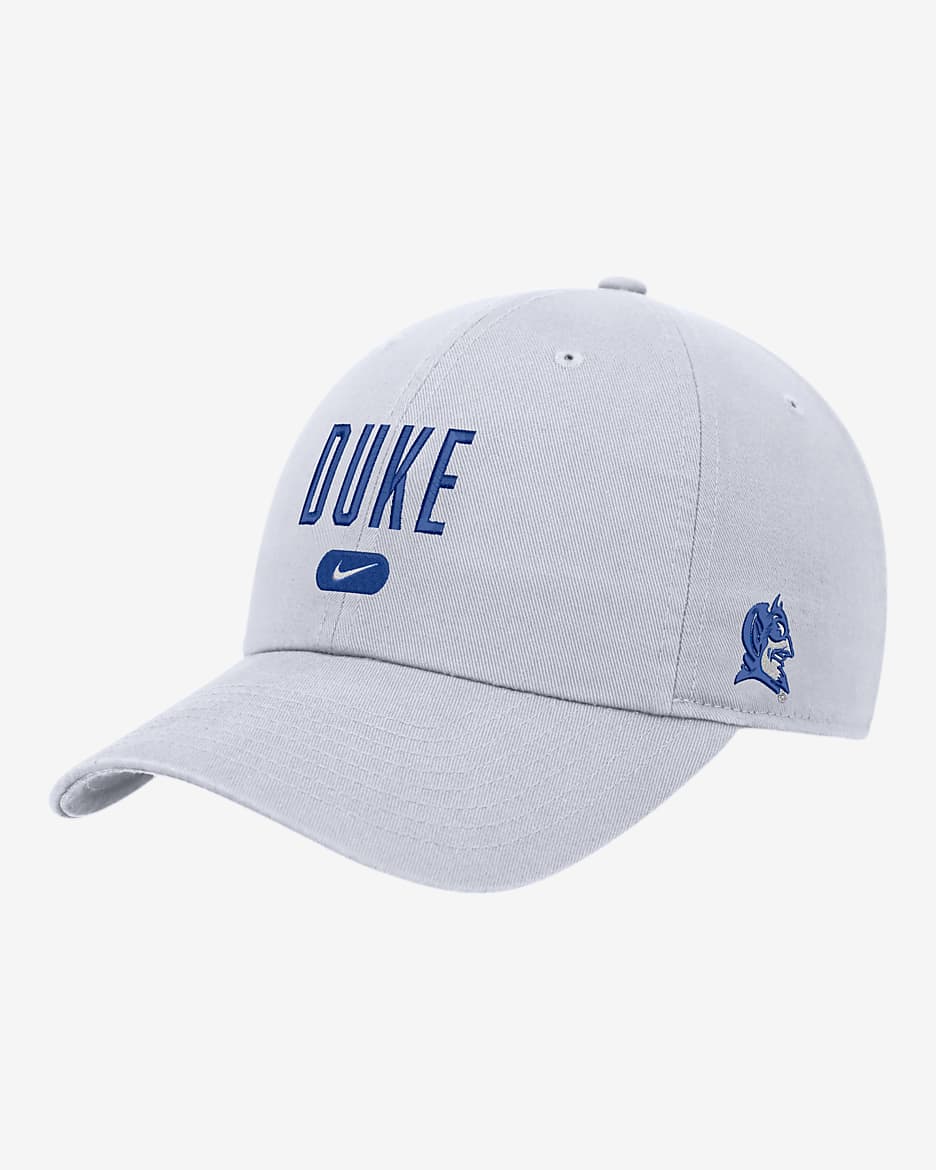 Duke Nike College Campus Cap - White