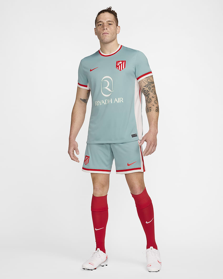 Atlético Madrid 2024/25 Stadium Uit Nike Dri-FIT replicavoetbalshirt voor heren - Cannon/Phantom/Light Crimson/Light Crimson