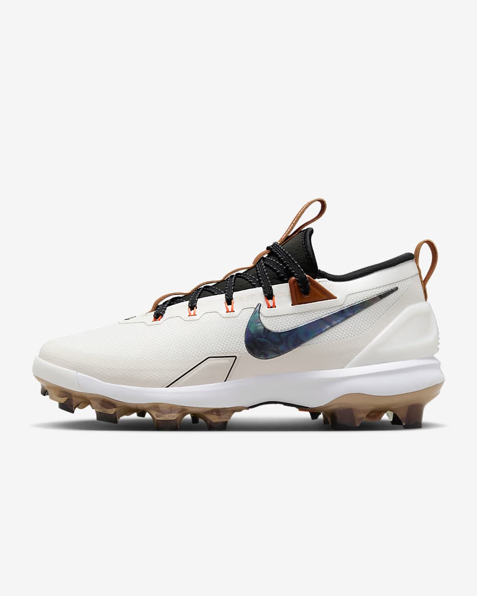 Tacos de béisbol Nike Force Trout 9 Elite MCS - Blanco cumbre/Cáñamo/Negro/Royal pulso