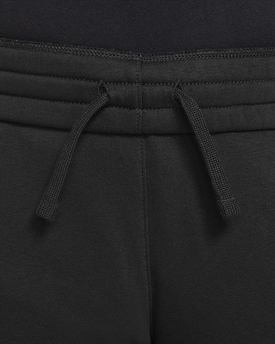 Nike Sportswear Club Fleece Jogger für ältere Kinder (erweiterte Größe) - Schwarz/Weiß