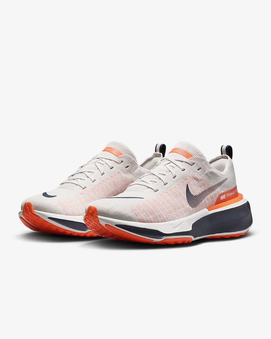 Nike Invincible 3 Men's Road Running Shoes - Phantom/Total Orange/Sail/Thunder Blue