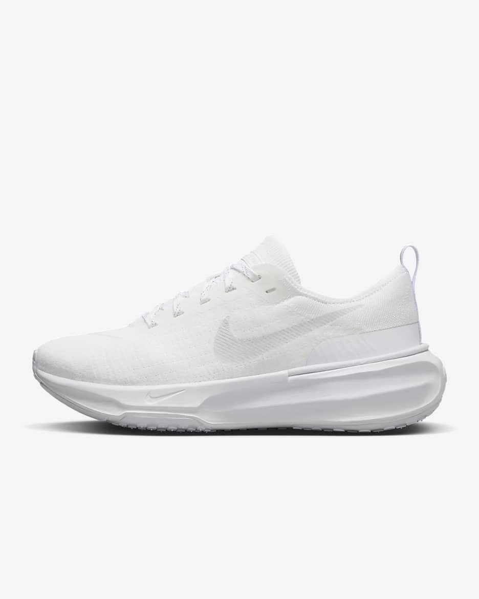 Tenis de correr en pavimento para mujer Nike Invincible 3 - Blanco/Tinte platino/Blanco/Polvo fotón